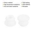 thumbnail image 2 of Uxcell Silicone Snap in Locking Hole Plugs,Rubber Panel Seal Cover Flush Type Panel Round for Kitchen 9mm White,10Pcs, 2 of 6