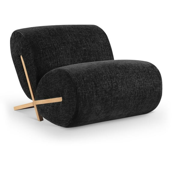 Meridian Furniture Akira Black Upholstered Accent Chair