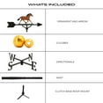 thumbnail image 3 of Montague Metal Products WV-374-NC 300 Series 32 In. Deluxe Color Horse Weathervane, 3 of 6