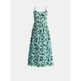 thumbnail image 4 of Time and Tru Women's Strappy Cotton Maxi Dress, Sizes XS-XXXL, 4 of 4