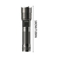 thumbnail image 3 of Hvmvliv Bright Flashlight Flashlights High Lumenss Rechargeable Bright LED Flashlight Strong Light Flashlight Type-C Charging Outdoor Digital Display Fluorescent LED Flashlight Multicolor, 3 of 9