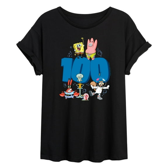 SpongeBob SquarePants - 100 Spongebob - Women's Oversized T-Shirt