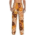 thumbnail image 3 of Balery Men'S Hippie Ditsy Floral Pants,Sleepwear Pants,Pajama Pants,Pj Bottoms Drawstring And Pockets-Large, 3 of 9