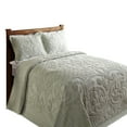 thumbnail image 3 of Better Trends Chenille Bedspread For Queen Size Bed 100% Cotton Lightweight Bedspread for all Season 102" x 110" Ashton Collection (Sage), 3 of 6