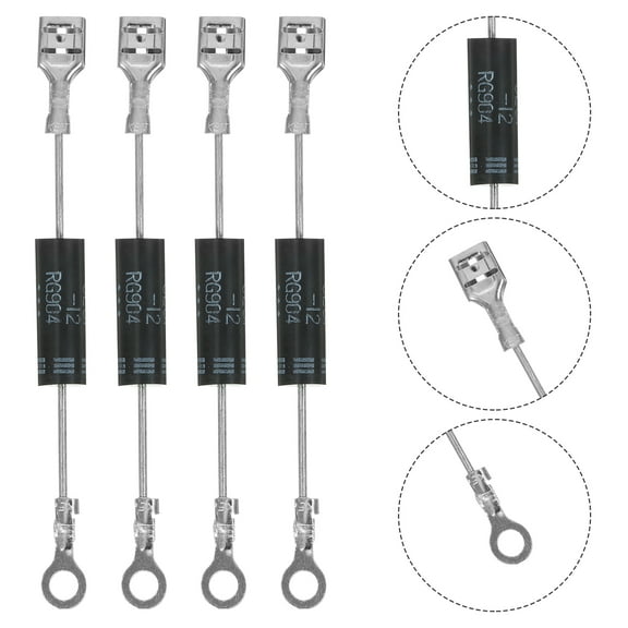 Worgeous Microwave Oven Diode Overload Protection 10Pcs