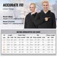 thumbnail image 2 of SKYSHALO Warming Hoodie, Gender-Neutral Electric Sweatshirt with 7.4V Battery, 5-Zone Heating Jacket, Light & Cozy for Outdoor Activities like Fishing & Camping, Size S, Black, 2 of 9