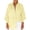 Yellow, variant on Alun Womens Smocked Striped Boyfriend Shirts Casual Collar Long Sleeve Oversized Button down Blouse Tops with Pocket Trendy Relaxed Fit Comfortable Spring Summer Outfit Yellow XL