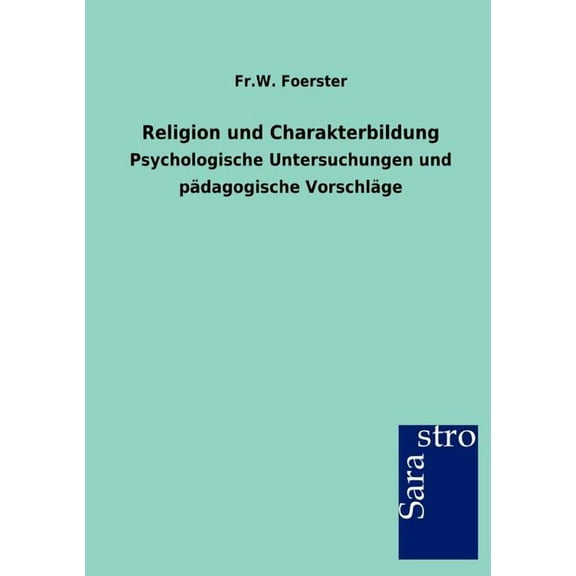 Religion Und Charakterbildung