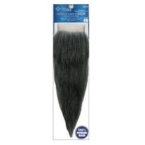 Foxy Silver (Foxy Closure - 12" HH Lace) - Unprocessed Brazilian Remy Closer in 34