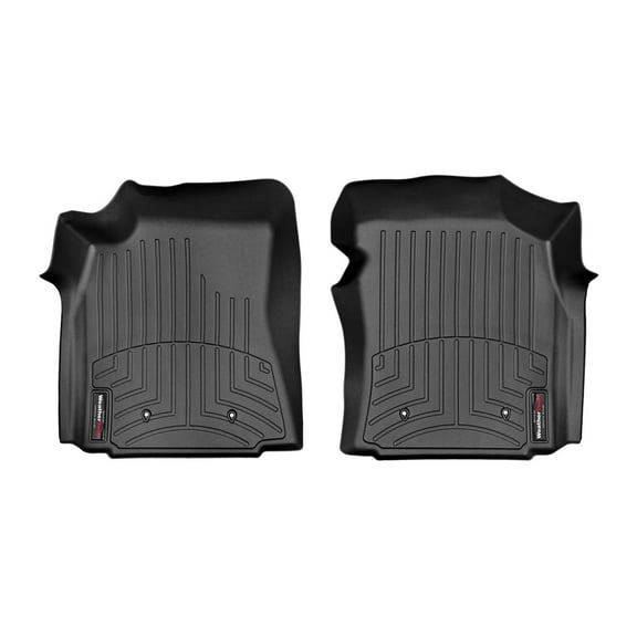 WeatherTech Custom Fit FloorLiners compatible with 2000-2003 Toyota Tundra - 1st Row (Driver & Passenger), Black