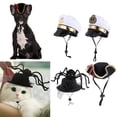 thumbnail image 4 of Cadebro de sombrero de mascotas divertidos accesorios de disfraces de vestuario elegante para un cachorro de perro de gato (araña), 4 of 7