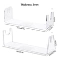thumbnail image 3 of Clear Acrylic Knives Display Stand Cutter Collection Transparent Decorative Rack for Home Kitchen Restaurant Exhibition, 3 of 14
