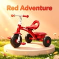 thumbnail image 4 of KORIMEFA Kids Tricycle for Toddlers Age 2-5, Red, Birthday Gift for Boy Girl, Toddler Trike with Quiet Ride Wheels, Storage Bin, Comfort Grip Handlebars, 4 of 15
