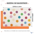 thumbnail image 6 of Yayeee Doormat for Indoor Entrance 32" x 20" Non Slippery Floor Rug, Polka Dot, 6 of 8