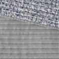 thumbnail image 5 of 6 Piece Reversible Jacquard Quilt Set with Throw Pillows Navy King/Cal King, 5 of 21