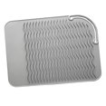 thumbnail image 4 of Plancha de Pelo Alfombrilla a Prueba de Calor Planchas de Pelo Antideslizante Almohadilla Anticalor 23x16,5 Cm - Gris Sunnimix Almohadilla a prueba de calor Styling, 4 of 8