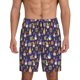 thumbnail image 1 of Balery Gnomes And Houses Pantalones cortos de pijama de punto de algodón para hombre con cinturilla y bolsillos-Large, 1 of 6