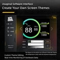 thumbnail image 2 of YESTON Yeston Zeus XT 240mm Liquid Cooler with Real-Time Temperature Display and Color Screen - Black Edition, Features 120mm Fans, Quiet Operation, and Wide Compatibility, 2 of 7