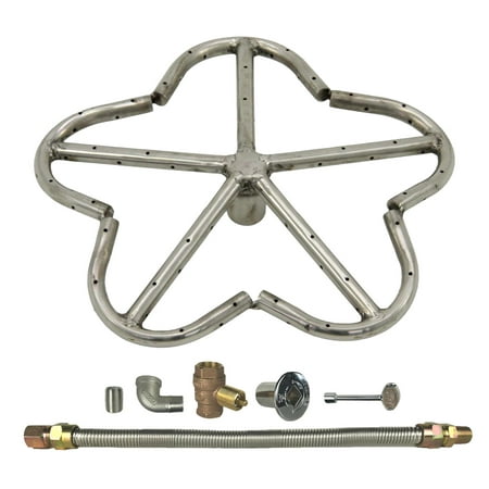 Spotix HPC Penta Fire Pit Burner Kit, 12", Match Light ...