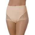 thumbnail image 1 of Bali Womens Firm Control Lace Inset Brief - Best-Seller, XX, 2 Beige, 1 of 4