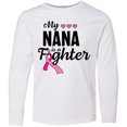 thumbnail image 3 of Inktastic Breast Cancer Awareness My Nana is a Fighter Long Sleeve Youth T-Shirt, 3 of 5