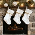 thumbnail image 3 of Classic 20 inch Velvet Christmas Stockings, Christmas Decor Soft Velvet Stockings for Christmas Fireplace Decorations, 3 of 4