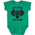 thumbnail image 3 of Inktastic No Pain No Cake BLK Boys or Girls Baby Bodysuit, 3 of 5