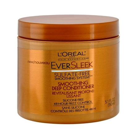 L'Oreal Paris Ever Sleek Smoothing Deep Conditioner, 5.1 FL OZ