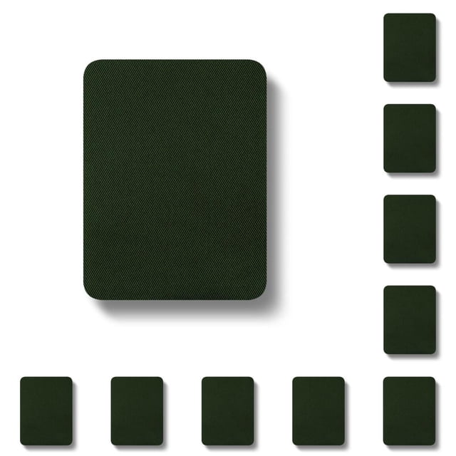 Parches para planchar Wosthever 10Conjunto verde ejercito autoadhesivo para ropa