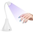 thumbnail image 1 of Led Uv Nail Lamp, Mini Lotus Hands Free Light Rotatable Nail Dryer Quick Dry Nail Polish Curing Lamp, 1 of 5