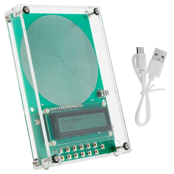 Schumann Resonance Sine Wave Generator Adjustable Schumann Sine Wave Generator Portable 7.83 Hz Ultra Low Frequency Generator Round Schumann Wave Signal Generator 0.1 Hz to 30000 Hz