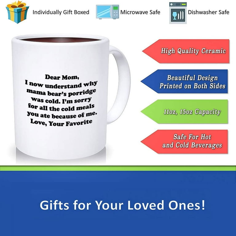 Funny Coffee Mugs Gifts for Women - Sarcastic Novelty Cups Gag