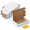 White-11" x 8" x 2"-30, variant on 11" x 8" x 2" White Corrugated Cardboard Shipping Boxes, Set of 30