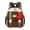 Brown, variant on Color Block Trendy Mini Backpack Lightweight Nylon Daypack for Outings Travel Daily Use 1pc One Size 5 Colors