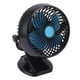thumbnail image 3 of Ventilador portátil con clip, regulación continua de velocidad, rotación de 360 ​​grados, USB, recargable, silencioso, mini ventilador de escritorio con abrazadera fuerte para cama, oficina,, 3 of 10