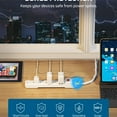 thumbnail image 4 of 3Pack Outdoor Extension Cord Cover,Waterproof Connection Protector with 4 Seal Latches,Adjustable Compartment for AWG 12/14/16 Cords,Protect Holiday Decoration Lights and Plugs, 4 of 7