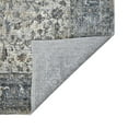 thumbnail image 5 of 8' Gray and Ivory Oriental Power Loom Runner Rug, 5 of 5