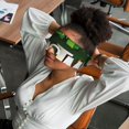 thumbnail image 6 of Yiaed Merry Christmas Print Sleep Mask Blackout - Soft Eye Cover for Sleeping with Adjustable Veclro Breathable Eye Blindfold for Night Nap Travel, 6 of 7