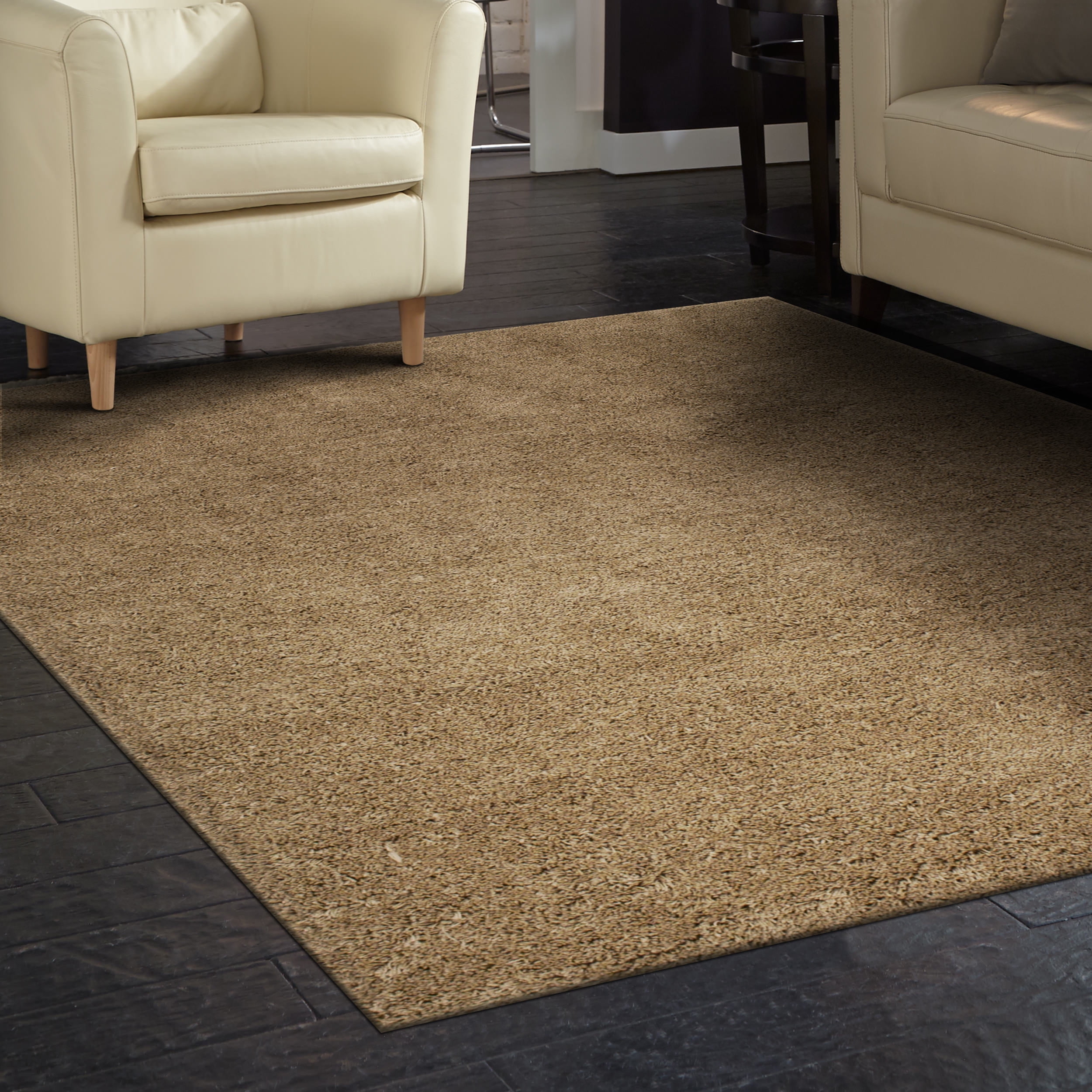 Mohawk Home Willow Creek Solid Shag Area Rug, Taupe