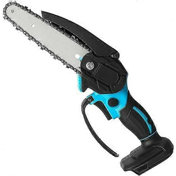 6 Inch Mini Chainsaw Cordless, 1200W Electric Chainsaw Compatible for Makita 18V Batteries,Cordless Chainsaw for Garden Courtyard Tree Branch Wood Cut