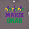 thumbnail image 4 of Inktastic Mardi Gras Fleur De Lis Trio Boys or Girls Toddler T-Shirt, 4 of 5