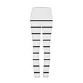 thumbnail image 4 of Leggings for Women Striped Printed High Waist Hip Lifting Yoga Full Length Pants Workout Running Leggings (XL, White), 4 of 4