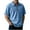 AA-Blue, variant on Mens Gifts! BiZtdJrK Men's Zipper Polos Shirts with Pocket Solid Color Casual Lapel Short Sleeve Golf Shirt Cotton Comfy Soft Tees Tops Army Green L