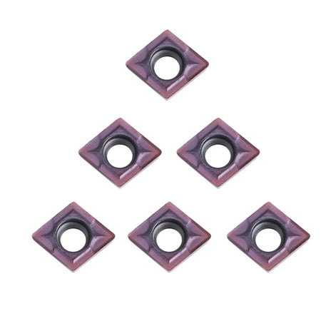 

ANGGREK Purple Bronze Colour 10 Pcs/Set CNC Carbide Blade CNC Carbide Inserts Lathe Turning Tools Power Tool Parts