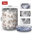 thumbnail image 3 of 12oz Tumblers Shih Tzu Dog Vacuum Insulated Stainless Steel Travel Tumbler Cups Mug with Lid and Straw for Beer,Coffee,Beverages with Cleaning Brush for Cold & Hot Drinks, 3 of 5