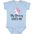 thumbnail image 3 of Inktastic Grammy Loves Me Unicorn Girls Girls Baby Bodysuit, 3 of 5
