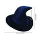 thumbnail image 3 of Sombrero de Bruja Azul de Halloween, Cubrebocas de Encaje y Disfraz de Mago, Tafetán de Poliéster, Diseño Clásico, Ligero y Reutilizable, Perfecto para Fiestas de Halloween, Cosplay, Talla Única., 3 of 6