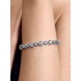 thumbnail image 2 of Pandora Pulsera con Corazones de Halo en Plata de Ley (7,9 Pulgadas), 2 of 6