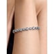 thumbnail image 2 of Pandora Pulsera con Corazones de Halo en Plata de Ley (7,9 Pulgadas), 2 of 6