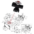 thumbnail image 4 of New Radiator Coolant Filler Neck Fit for 2011-2012 Mitsubishi Outlander Sport, 4 of 9